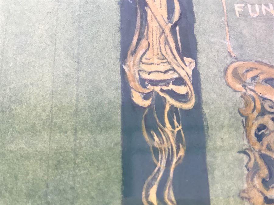 Original Book Cover Illustration By F. A. Carter ARCHIBALD MALMAISON By Julian Hawthorne Funk & Wagnalls Co. New York Fernando Carter (1855-1931) [Photo 10]