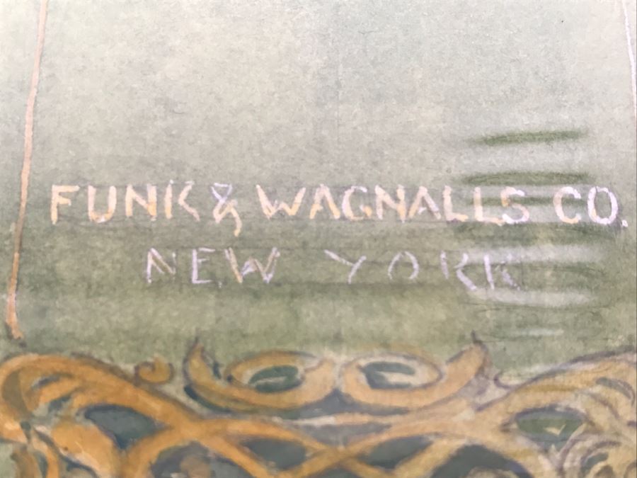 Original Book Cover Illustration By F. A. Carter ARCHIBALD MALMAISON By Julian Hawthorne Funk & Wagnalls Co. New York Fernando Carter (1855-1931) [Photo 11]