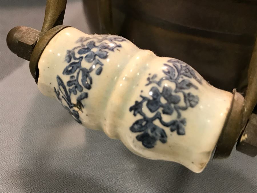 Collection Of (8) Vintage Copper Pots With Blue And White Handles [Photo 20]