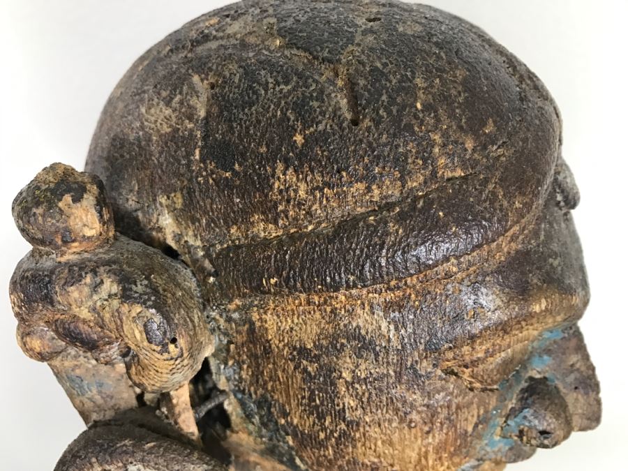 Old Balsa Wood Carved Indian Sculpture [Photo 16]