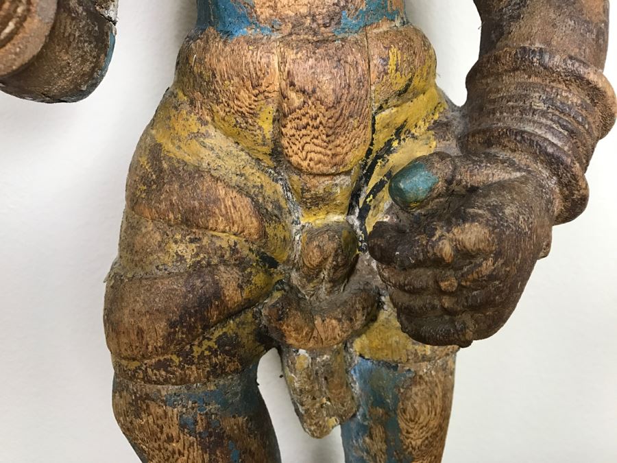 Old Balsa Wood Carved Indian Sculpture [Photo 12]