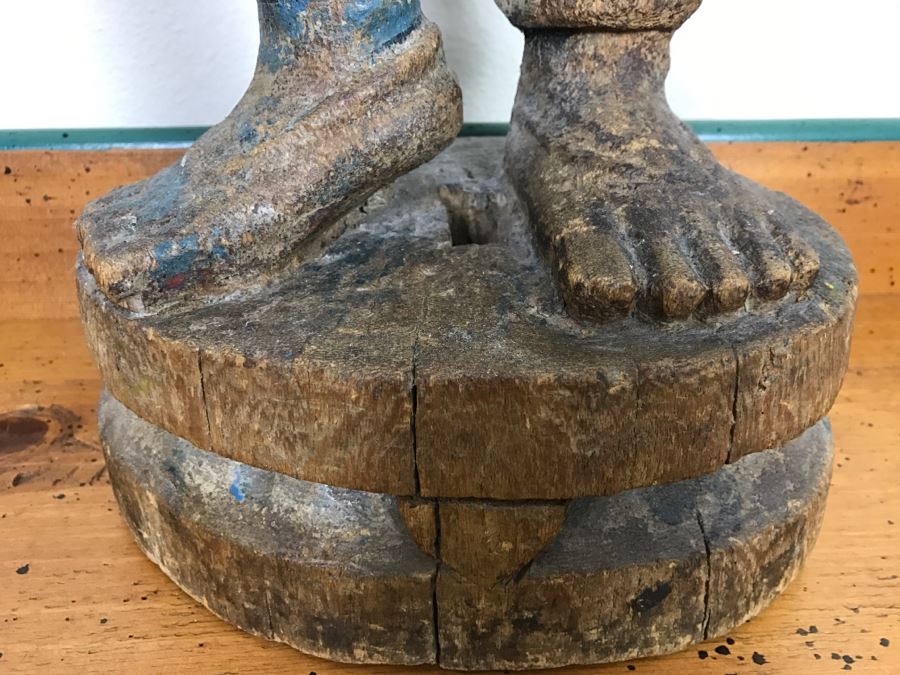 Old Balsa Wood Carved Indian Sculpture [Photo 13]