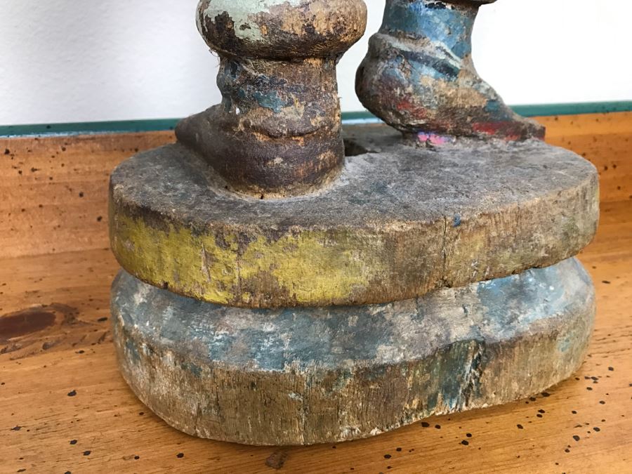 Old Balsa Wood Carved Indian Sculpture [Photo 26]