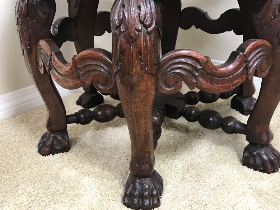 Dutch Colonial Burgermeister Chair Cane Seat - Seat Rotates 360Deg - Estimate $800-$1,200 [Photo 6]