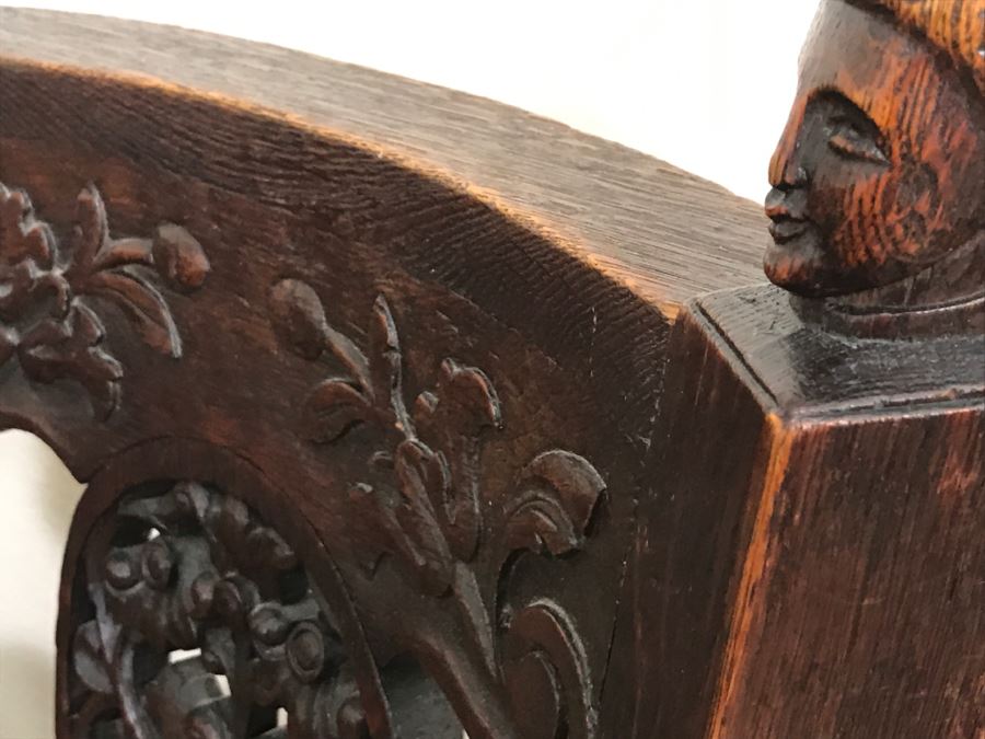 Dutch Colonial Burgermeister Chair Cane Seat - Seat Rotates 360Deg - Estimate $800-$1,200 [Photo 38]