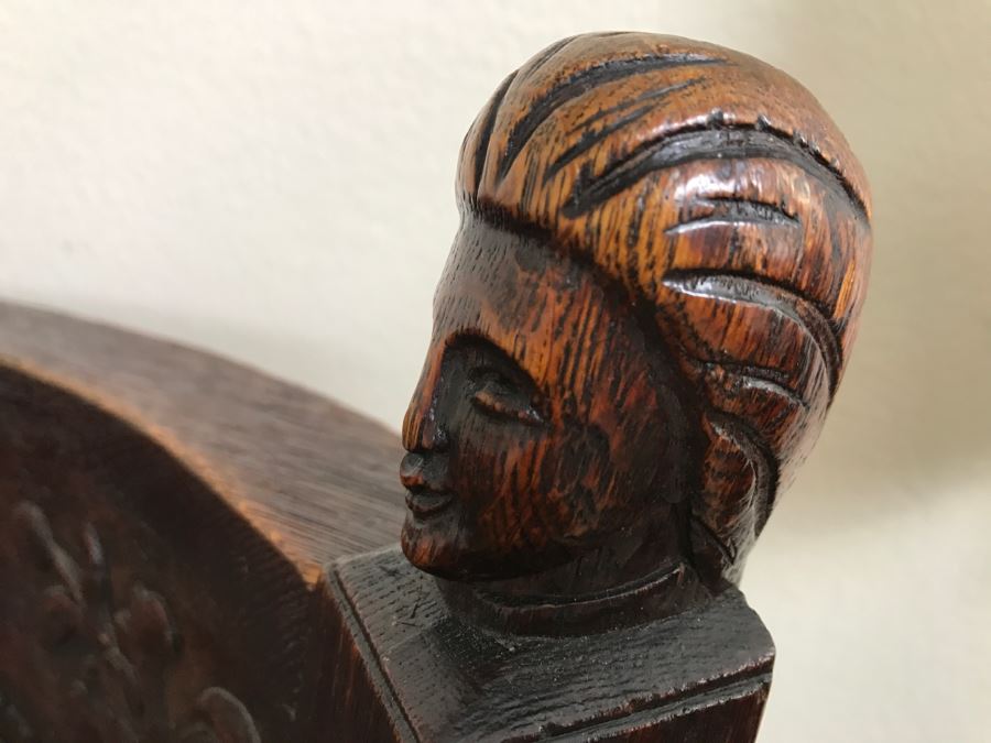 Dutch Colonial Burgermeister Chair Cane Seat - Seat Rotates 360Deg - Estimate $800-$1,200 [Photo 14]