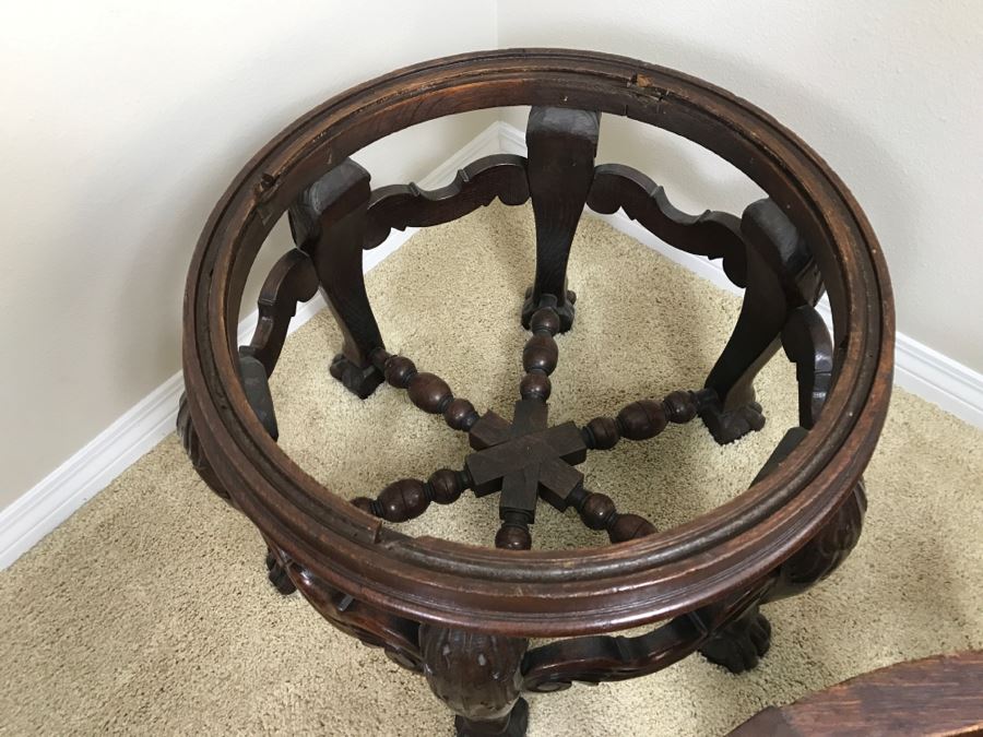 Dutch Colonial Burgermeister Chair Cane Seat - Seat Rotates 360Deg - Estimate $800-$1,200 [Photo 27]