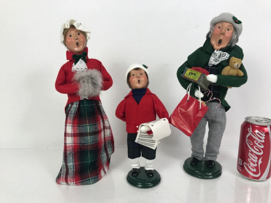 Set Of (3) Buyers' Choice Ltd Christmas Carolers Figurines