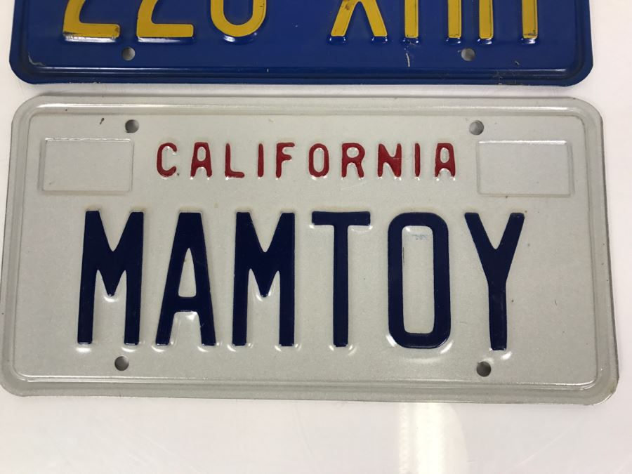 Pair Of California License Plates [Photo 3]