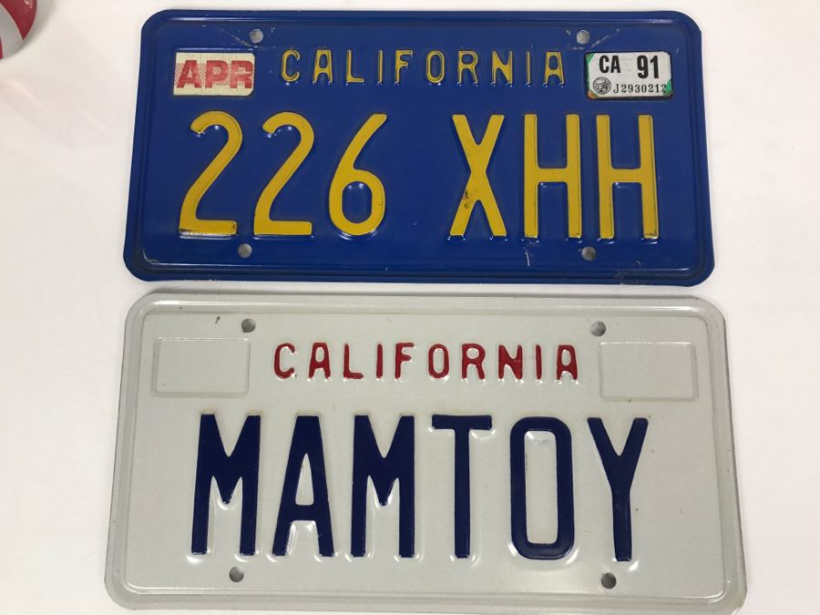 Pair Of California License Plates [Photo 2]