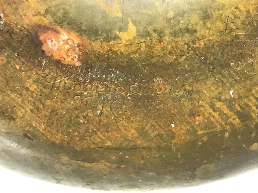 Vintage Brass Candleholder Made In Sweden And Polished Natural Geode Bookends [Photo 7]