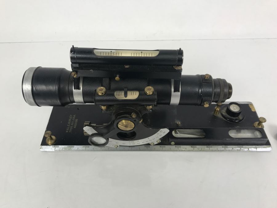 Vintage W. & L.E. Gurley Survey Level Telescope 483192 Princeton PhD Geologist Kenneth Deffeyes [Photo 3]