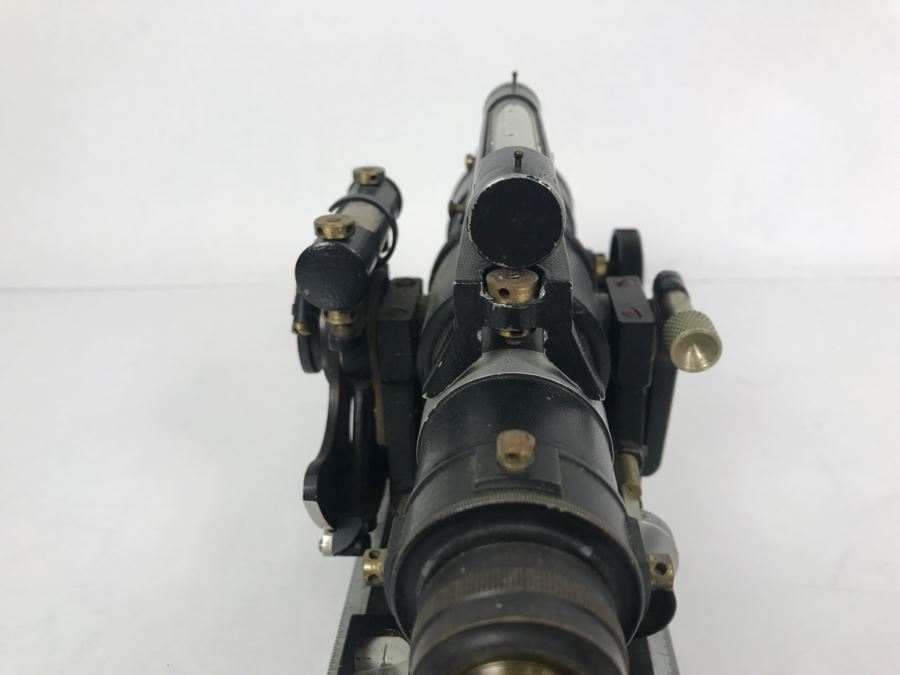 Vintage W. & L.E. Gurley Survey Level Telescope 483192 Princeton PhD Geologist Kenneth Deffeyes [Photo 16]