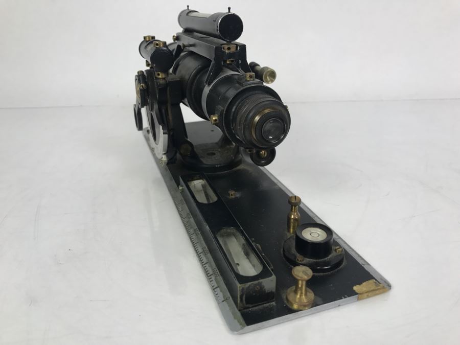 Vintage W. & L.E. Gurley Survey Level Telescope 483192 Princeton PhD Geologist Kenneth Deffeyes [Photo 12]