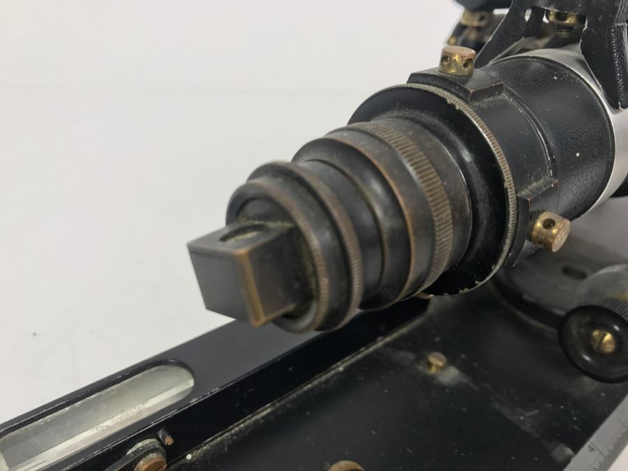 Vintage W. & L.E. Gurley Survey Level Telescope 483192 Princeton PhD Geologist Kenneth Deffeyes [Photo 22]