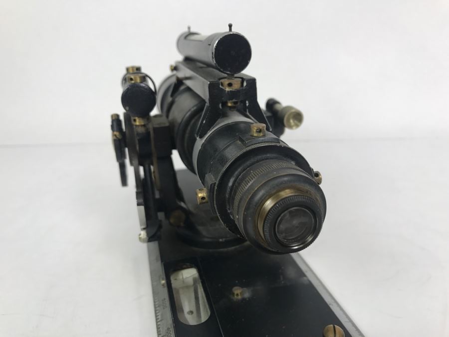 Vintage W. & L.E. Gurley Survey Level Telescope 483192 Princeton PhD Geologist Kenneth Deffeyes [Photo 13]