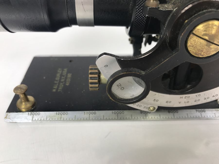Vintage W. & L.E. Gurley Survey Level Telescope 483192 Princeton PhD Geologist Kenneth Deffeyes [Photo 8]
