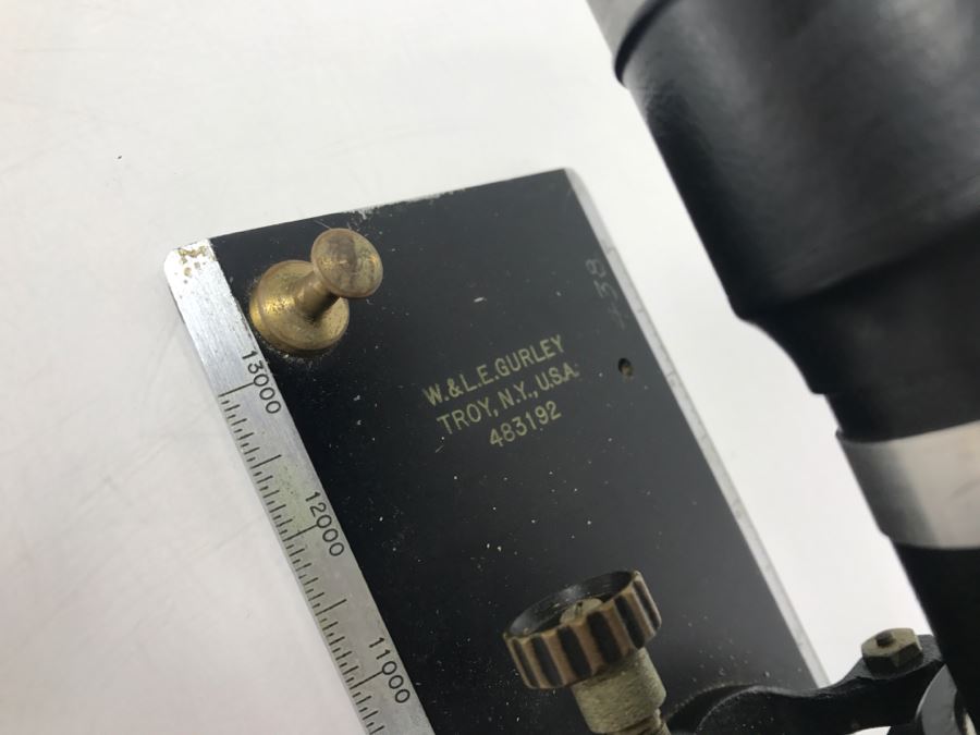 Vintage W. & L.E. Gurley Survey Level Telescope 483192 Princeton PhD Geologist Kenneth Deffeyes [Photo 4]