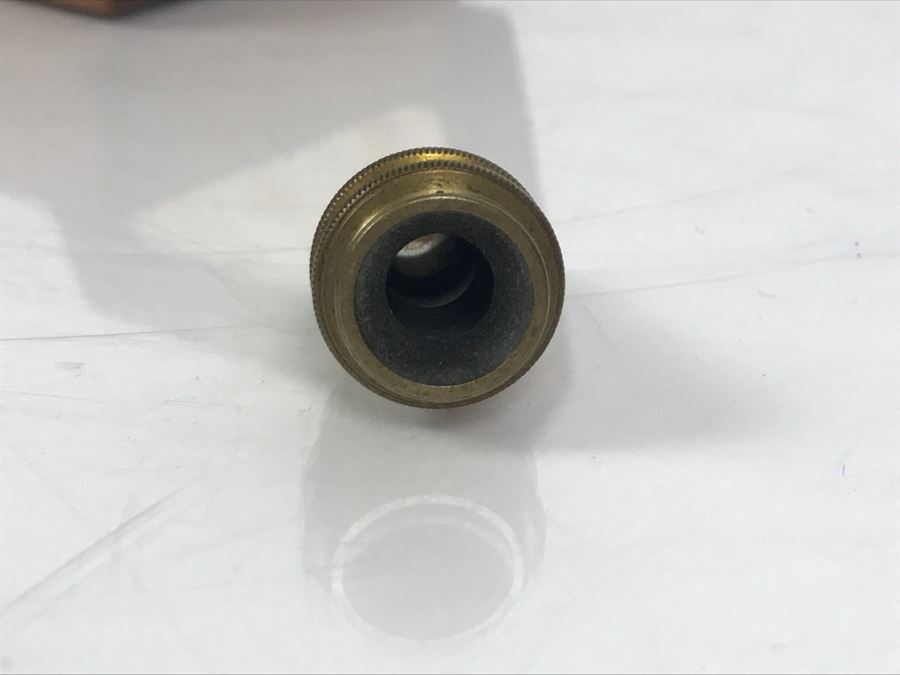 Wooden Box With Antique Brass SEIBERT Objective Lenses No III And No. V For Microscope And Other Items [Photo 11]