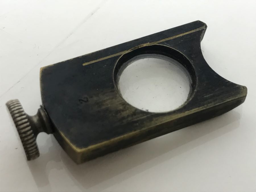 Wooden Box With Antique Brass SEIBERT Objective Lenses No III And No. V For Microscope And Other Items [Photo 12]