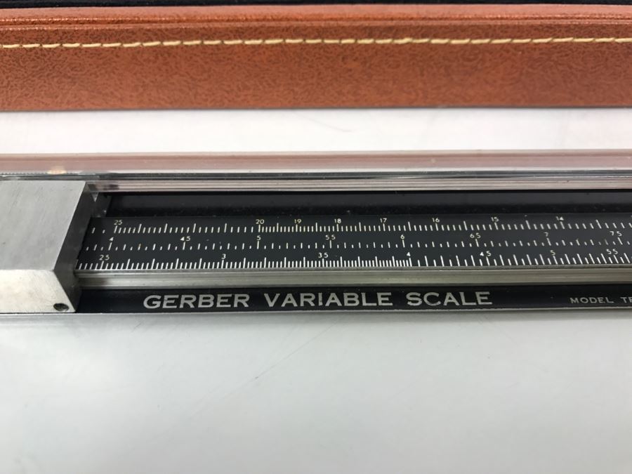Vintage Gerber Variable Scale With Case And Manual Model TP007100B [Photo 4]