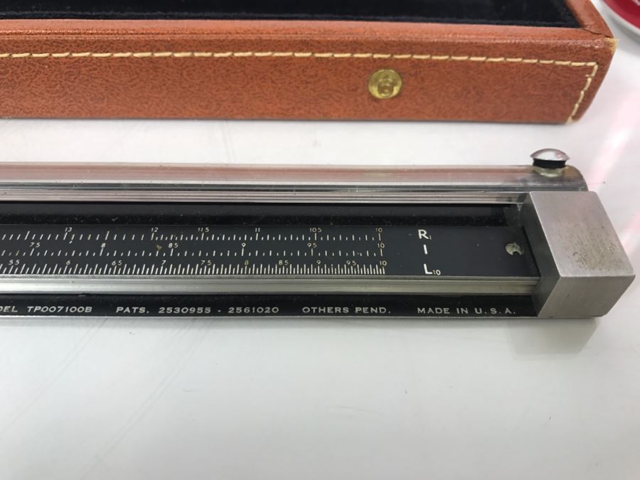 Vintage Gerber Variable Scale With Case And Manual Model TP007100B [Photo 6]