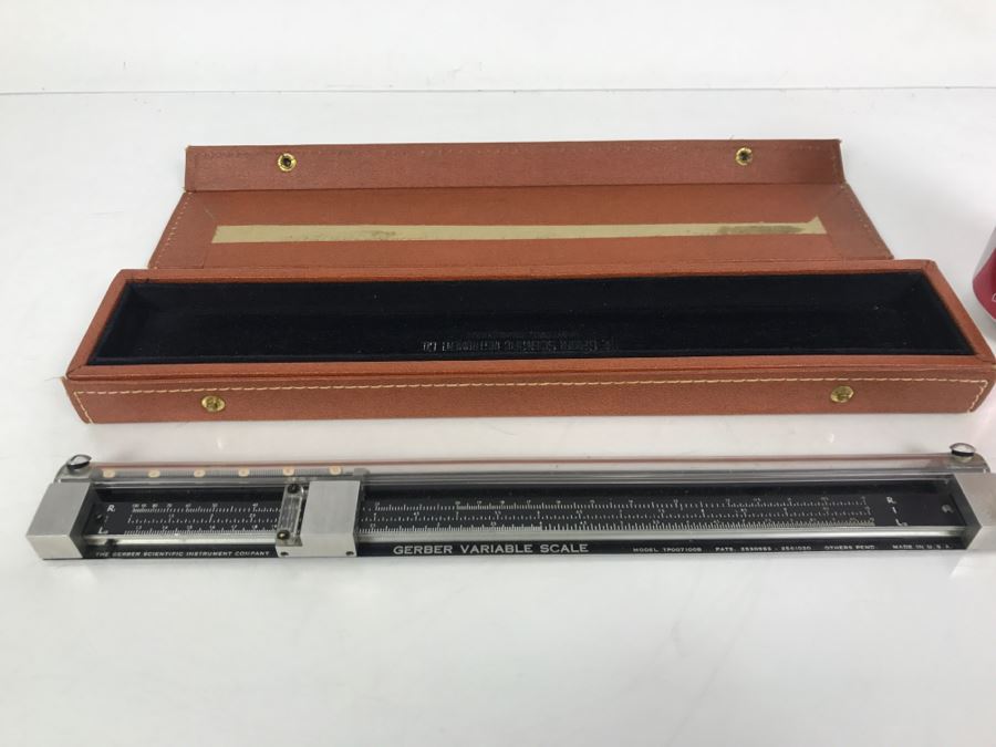 Vintage Gerber Variable Scale With Case And Manual Model TP007100B [Photo 3]