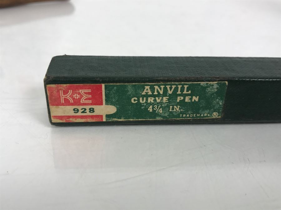 Various Heirloom Drafting Pens Pelikan Graphos Germany K&E Anvil Curve Pen K&E Paragon 'R' Curve Pen Tacro Inc Germany From Princeton PhD Geologist Kenneth Deffeyes See All Photos [Photo 15]