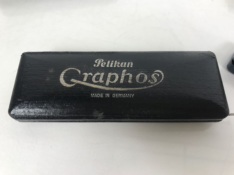 Various Heirloom Drafting Pens Pelikan Graphos Germany K&E Anvil Curve Pen K&E Paragon 'R' Curve Pen Tacro Inc Germany From Princeton PhD Geologist Kenneth Deffeyes See All Photos [Photo 7]