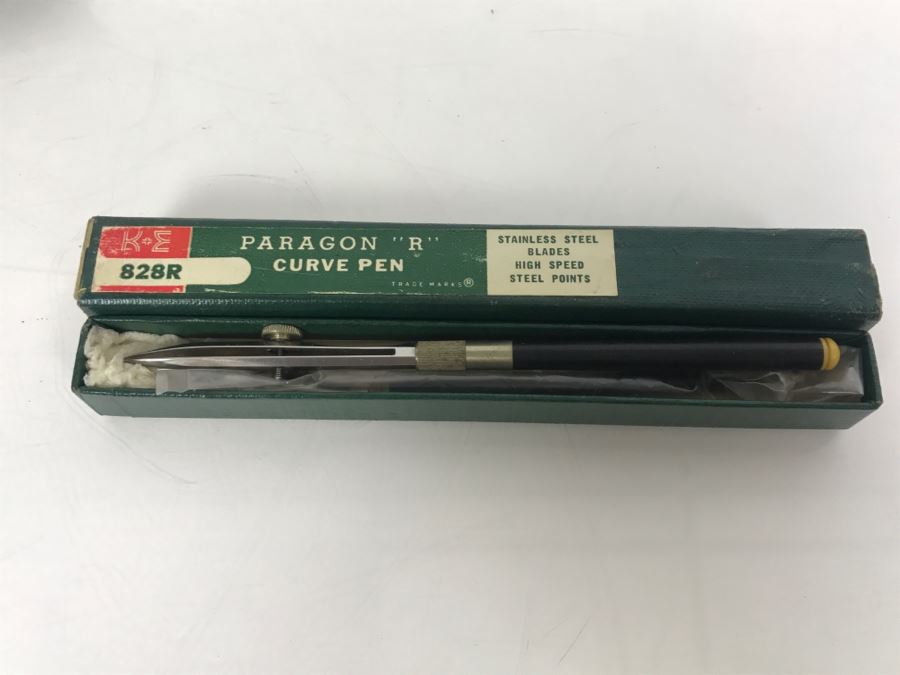 Various Heirloom Drafting Pens Pelikan Graphos Germany K&E Anvil Curve Pen K&E Paragon 'R' Curve Pen Tacro Inc Germany From Princeton PhD Geologist Kenneth Deffeyes See All Photos [Photo 16]