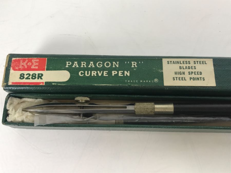 Various Heirloom Drafting Pens Pelikan Graphos Germany K&E Anvil Curve Pen K&E Paragon 'R' Curve Pen Tacro Inc Germany From Princeton PhD Geologist Kenneth Deffeyes See All Photos [Photo 17]