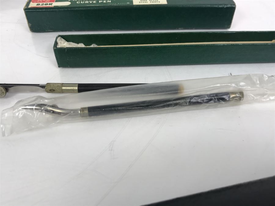 Various Heirloom Drafting Pens Pelikan Graphos Germany K&E Anvil Curve Pen K&E Paragon 'R' Curve Pen Tacro Inc Germany From Princeton PhD Geologist Kenneth Deffeyes See All Photos [Photo 21]