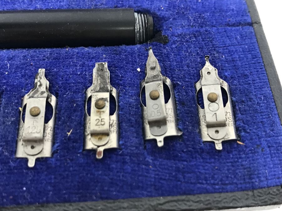 Various Heirloom Drafting Pens Pelikan Graphos Germany K&E Anvil Curve Pen K&E Paragon 'R' Curve Pen Tacro Inc Germany From Princeton PhD Geologist Kenneth Deffeyes See All Photos [Photo 6]