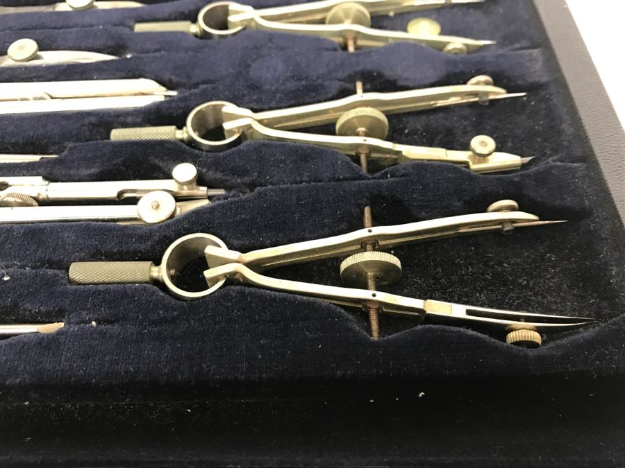 Vintage DIETZGEN Drawing Drafting Instruments In Original Case Princeton PhD Geologist Kenneth Deffeyes [Photo 16]