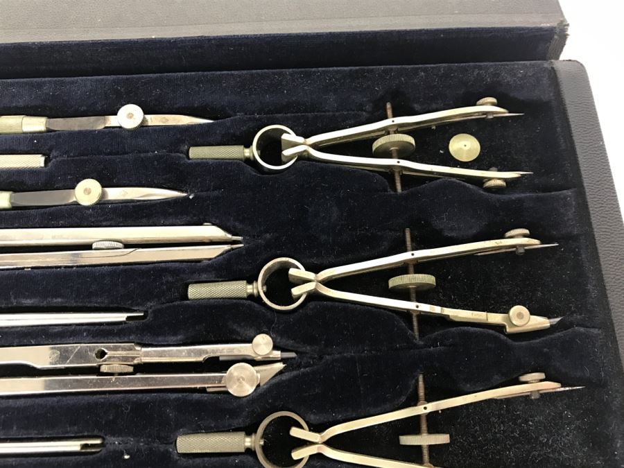 Vintage DIETZGEN Drawing Drafting Instruments In Original Case Princeton PhD Geologist Kenneth Deffeyes [Photo 9]