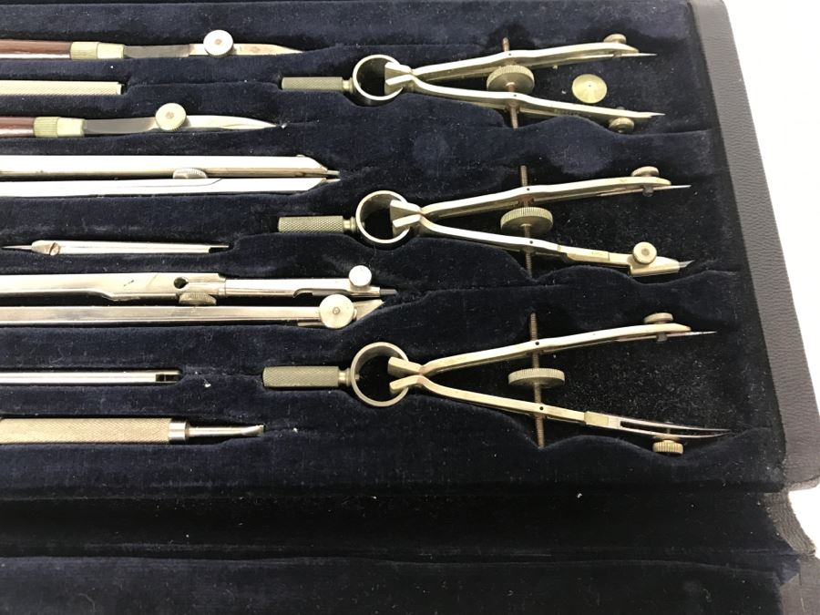 Vintage DIETZGEN Drawing Drafting Instruments In Original Case Princeton PhD Geologist Kenneth Deffeyes [Photo 10]