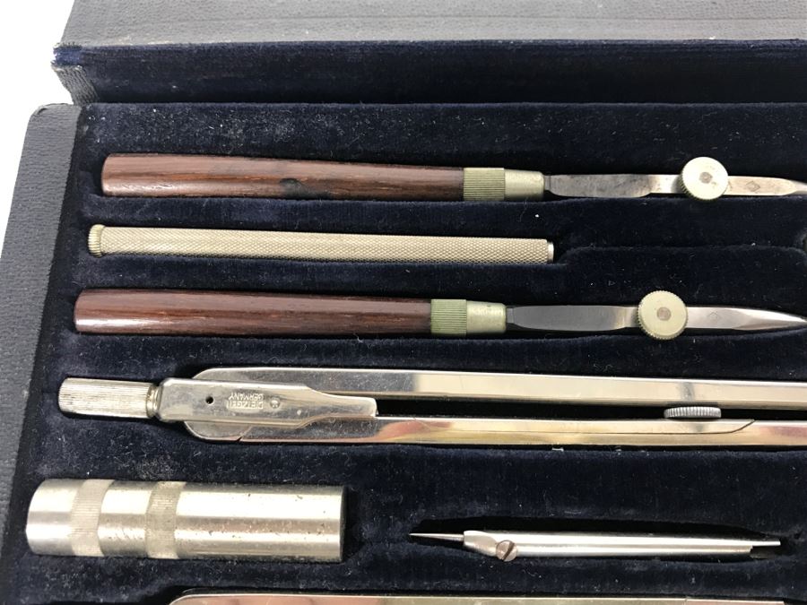 Vintage DIETZGEN Drawing Drafting Instruments In Original Case Princeton PhD Geologist Kenneth Deffeyes [Photo 14]
