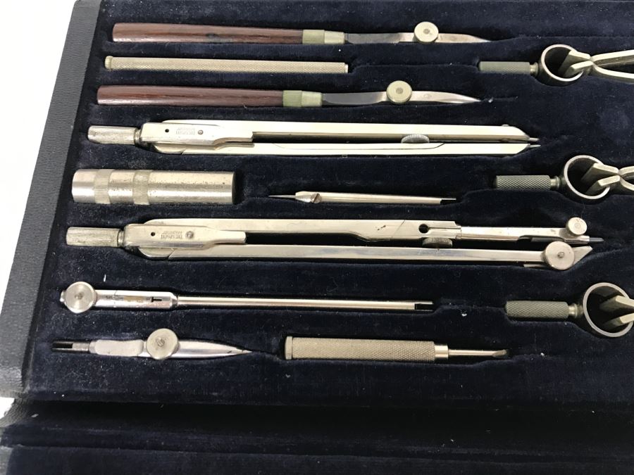 Vintage DIETZGEN Drawing Drafting Instruments In Original Case Princeton PhD Geologist Kenneth Deffeyes [Photo 11]