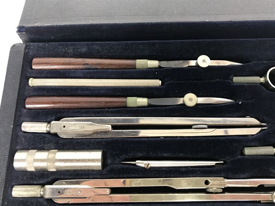 Vintage DIETZGEN Drawing Drafting Instruments In Original Case Princeton PhD Geologist Kenneth Deffeyes [Photo 8]