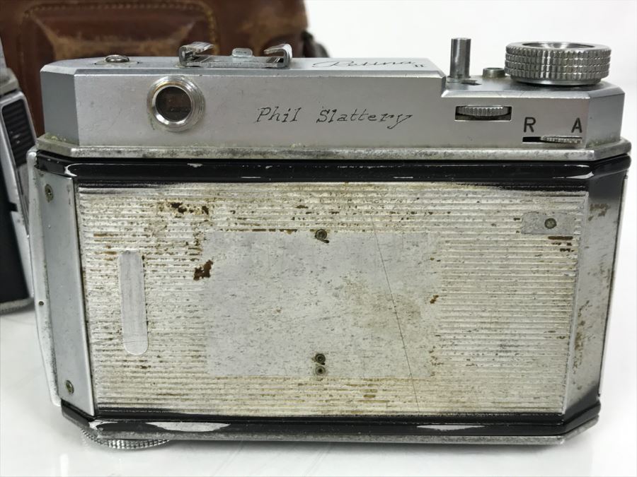 Pair Of Vintage Kodak Retina II Bellows Cameras One With Leather Camera Case [Photo 27]