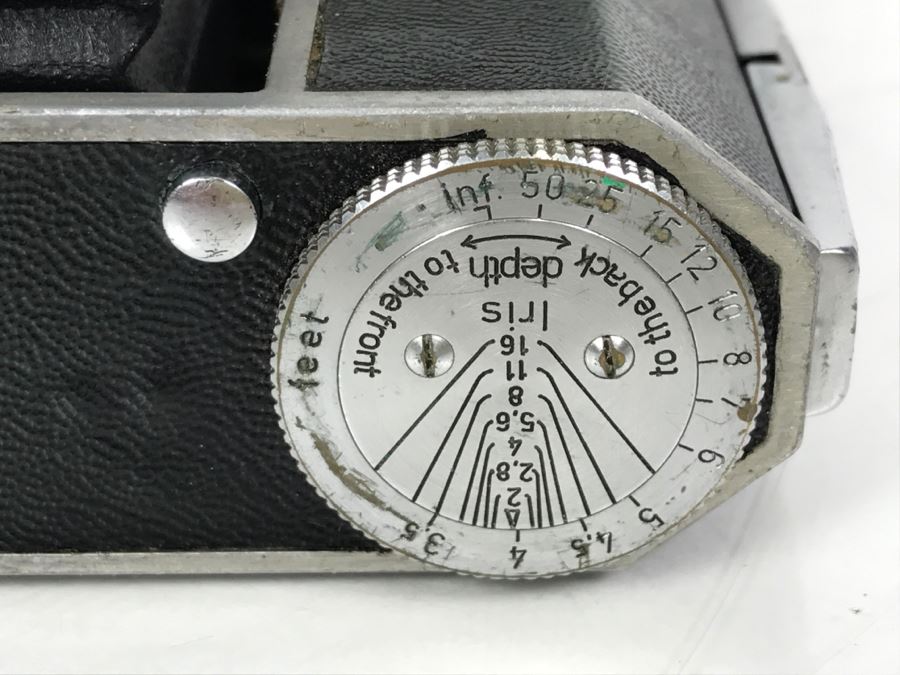 Pair Of Vintage Kodak Retina II Bellows Cameras One With Leather Camera Case [Photo 12]