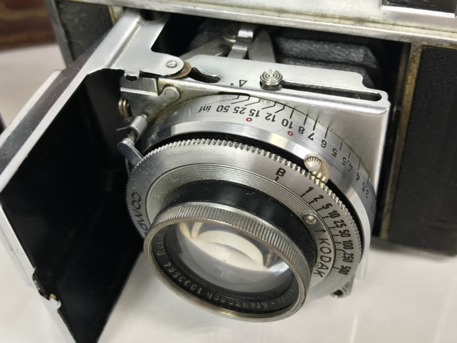 Pair Of Vintage Kodak Retina II Bellows Cameras One With Leather Camera Case [Photo 35]