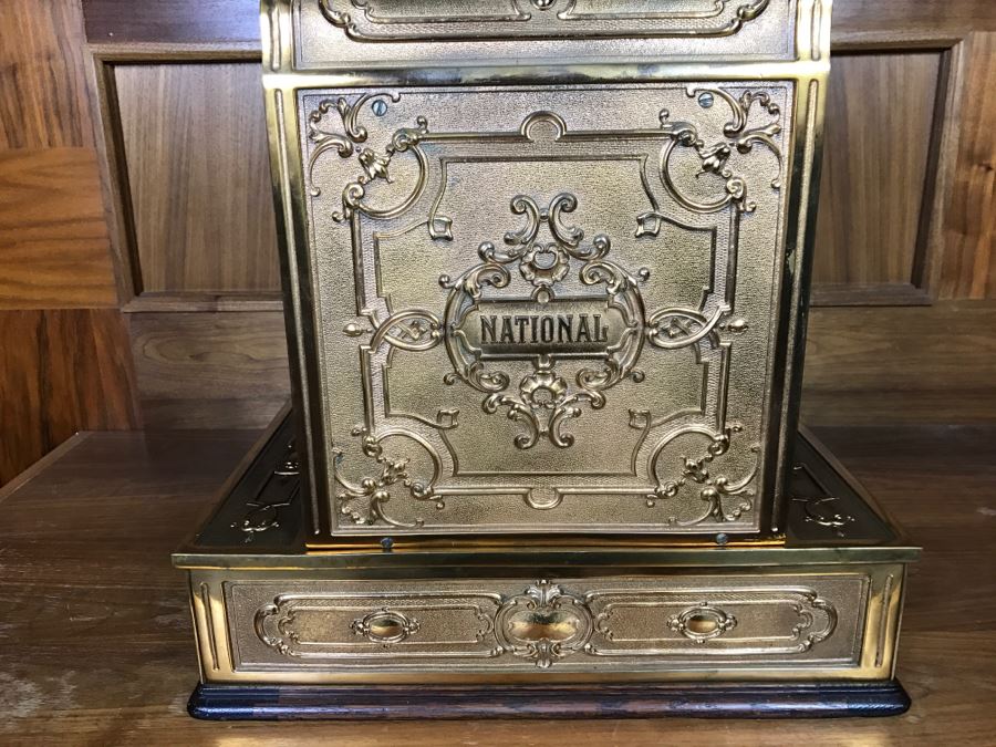 Antique Brass National Cash Register Candy Store Working Professionally Restored Model 1030 SN 995584 With Amount Purchased Top Sign Estimate $600-$900 [Photo 24]