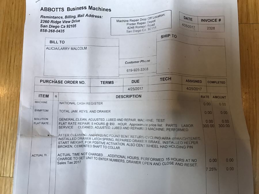 Antique Brass National Cash Register Candy Store Working Professionally Restored Model 1030 SN 995584 With Amount Purchased Top Sign Estimate $600-$900 [Photo 16]