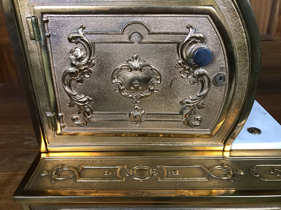 Antique Brass National Cash Register Candy Store Working Professionally Restored Model 1030 SN 995584 With Amount Purchased Top Sign Estimate $600-$900 [Photo 21]