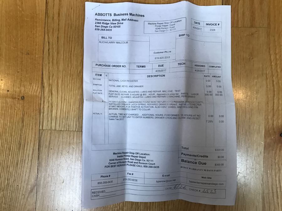 Antique Brass National Cash Register Candy Store Working Professionally Restored Model 1030 SN 995584 With Amount Purchased Top Sign Estimate $600-$900 [Photo 15]