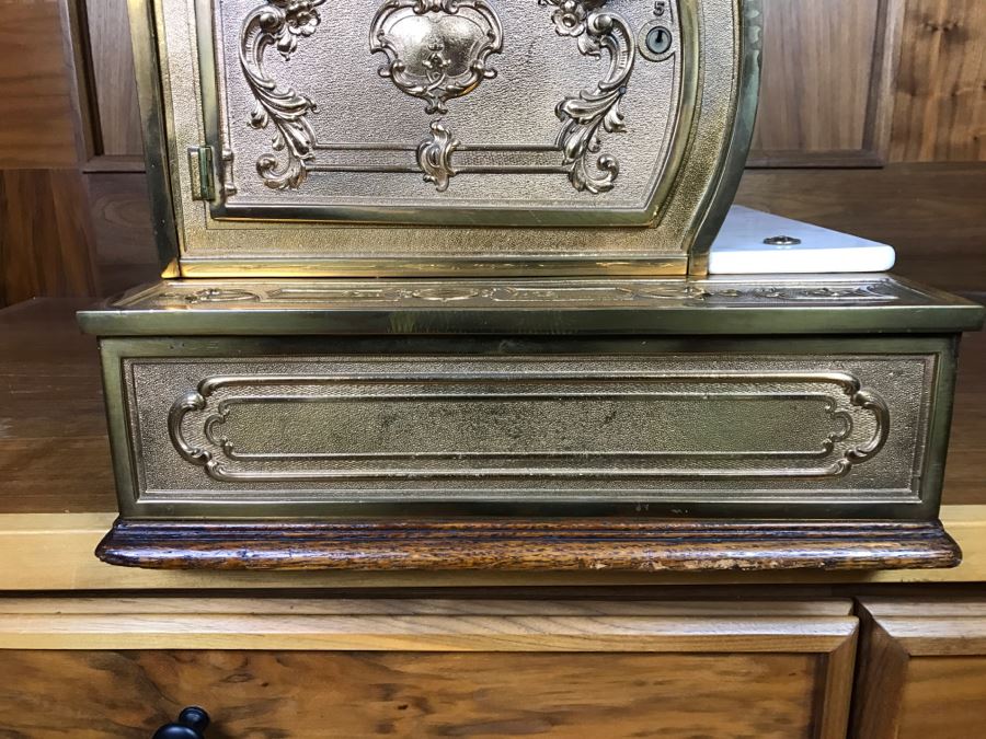 Antique Brass National Cash Register Candy Store Working Professionally Restored Model 1030 SN 995584 With Amount Purchased Top Sign Estimate $600-$900 [Photo 22]