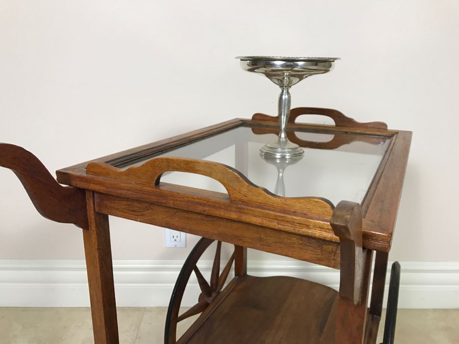 Antique Primitive Tea Bar Cart [Photo 12]