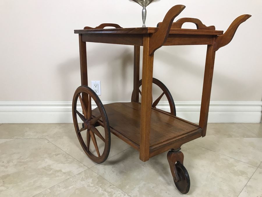Antique Primitive Tea Bar Cart [Photo 17]