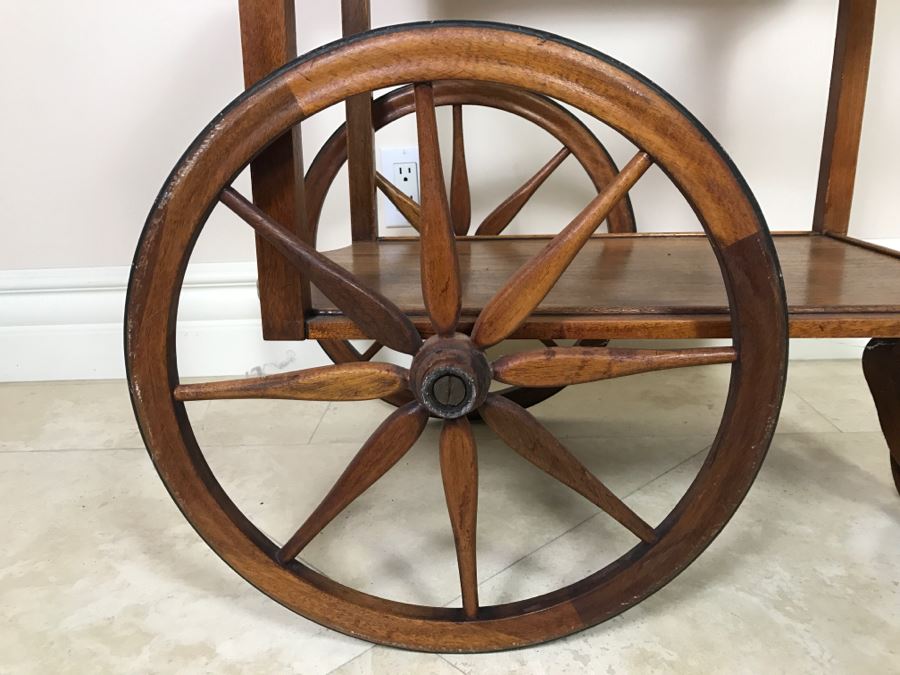Antique Primitive Tea Bar Cart [Photo 21]
